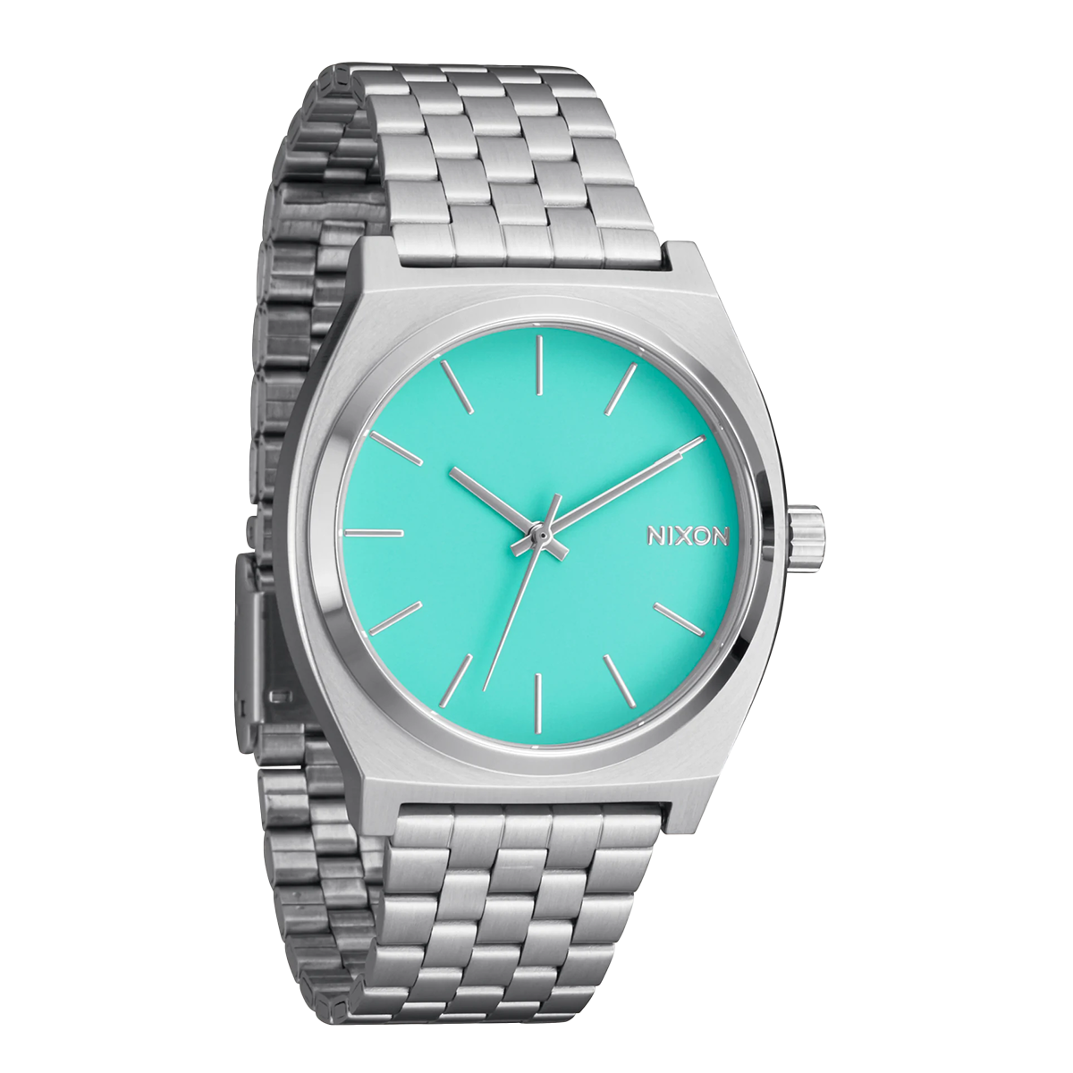 Reloj Time Teller Silver Turquoise