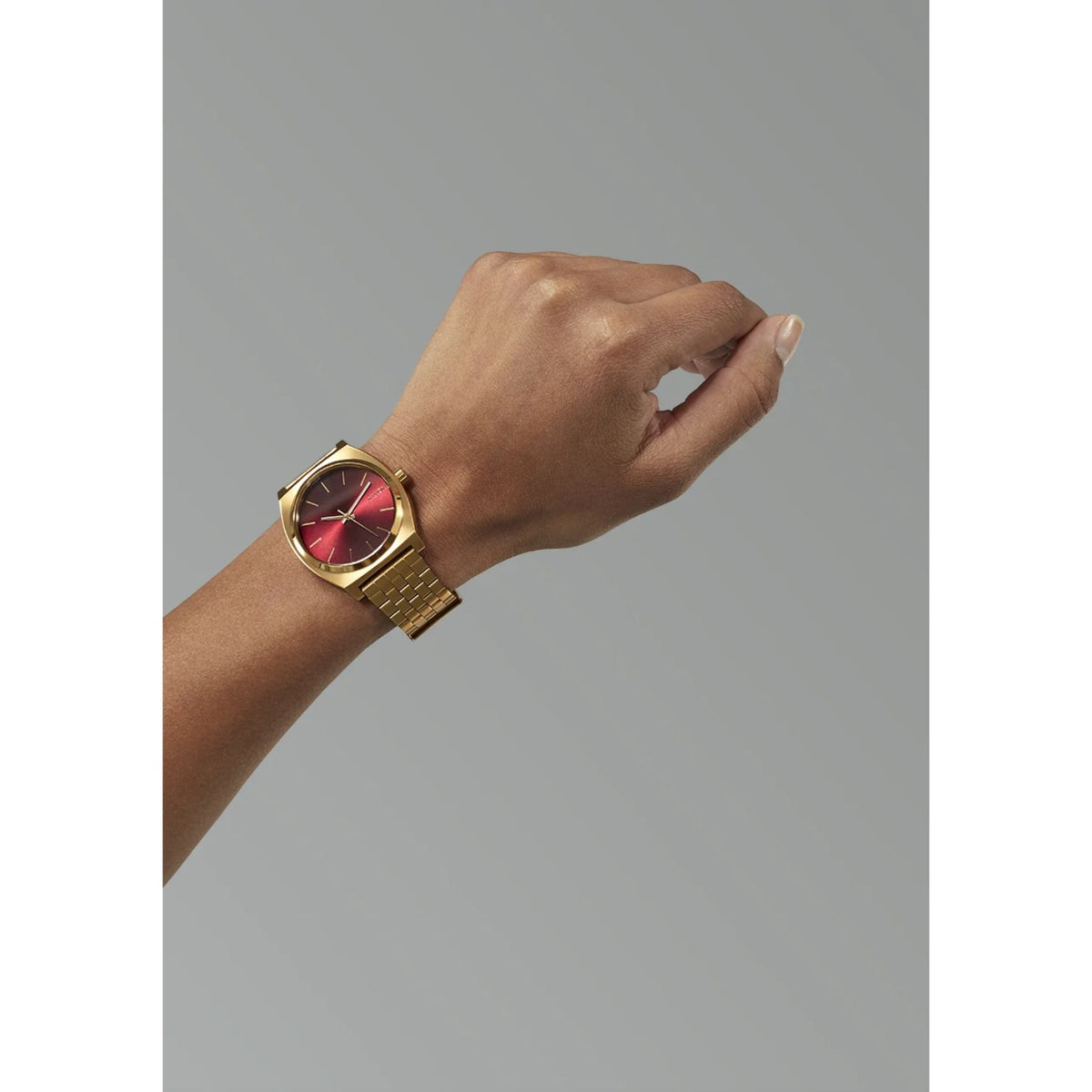 Reloj Nixon Time Gold Oxblood Sunray