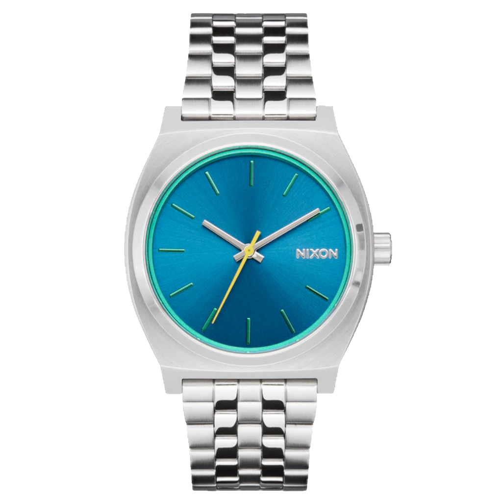 Reloj Nixon Time Teller Silver Byron Blue