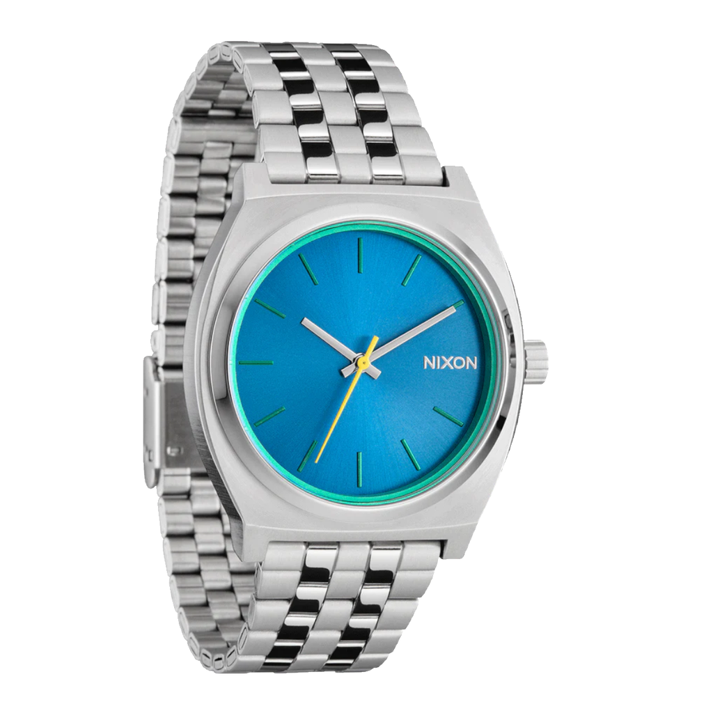 Reloj Nixon Time Teller Silver Byron Blue