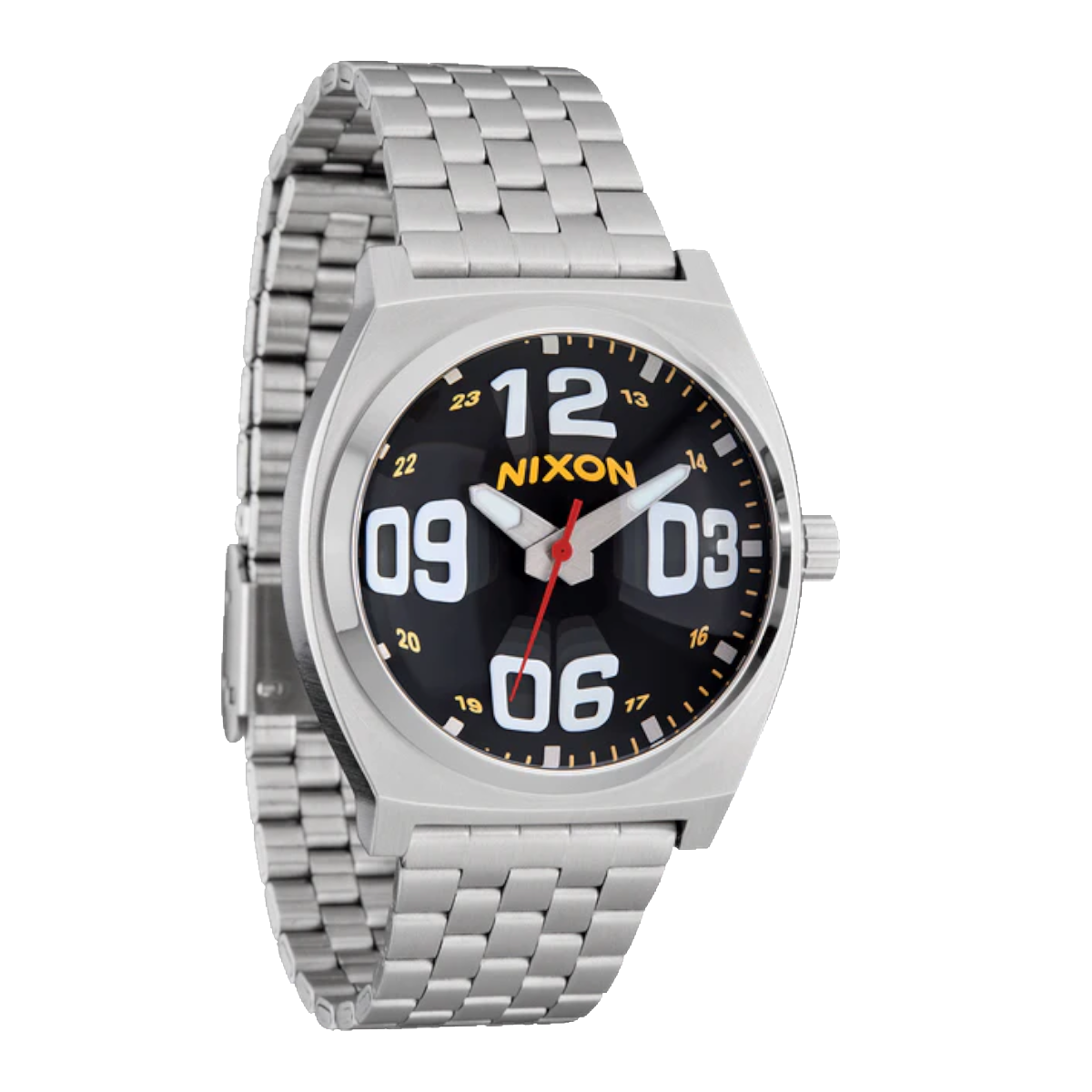 Reloj Nixon Time Teller Fisheye Silver Black
