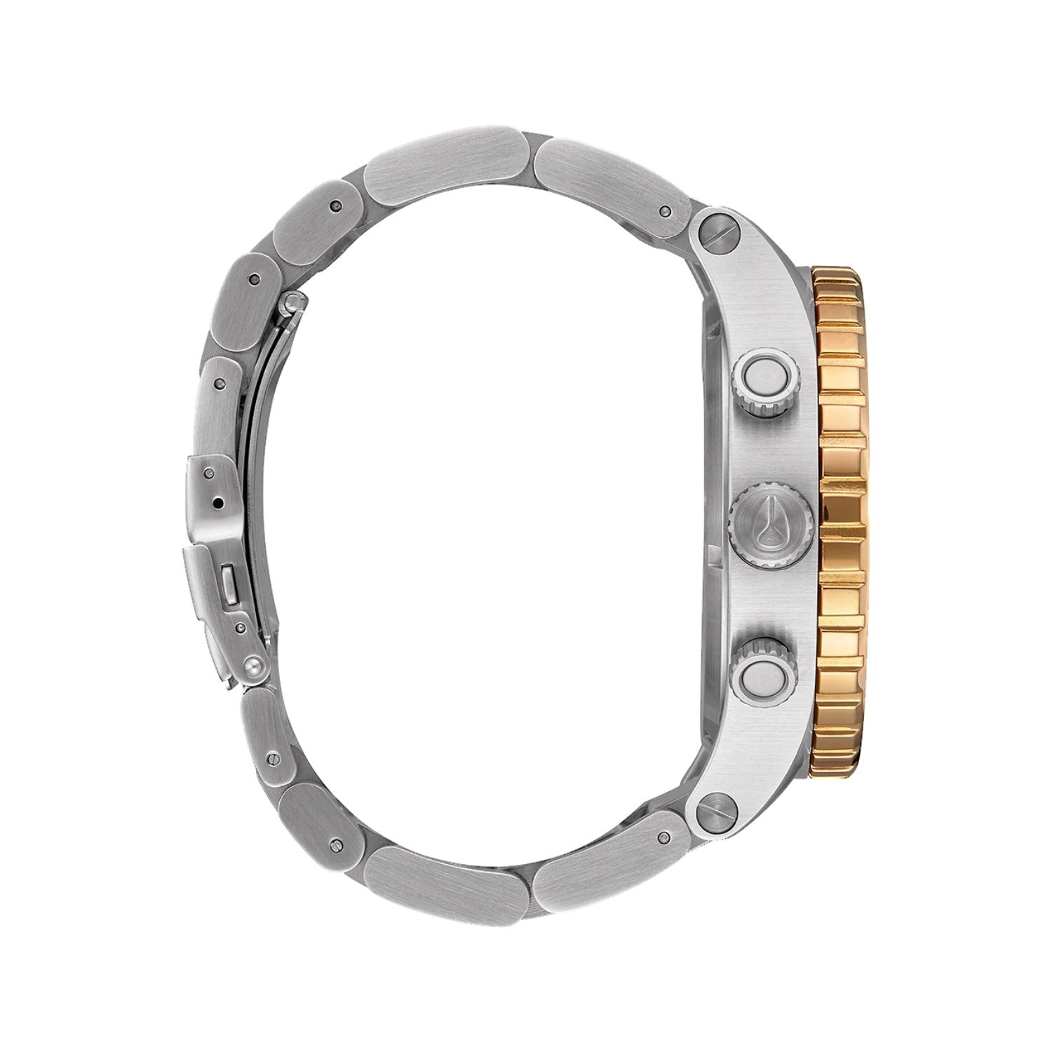 Reloj Nixon 51-30 Chrono Silver Gold