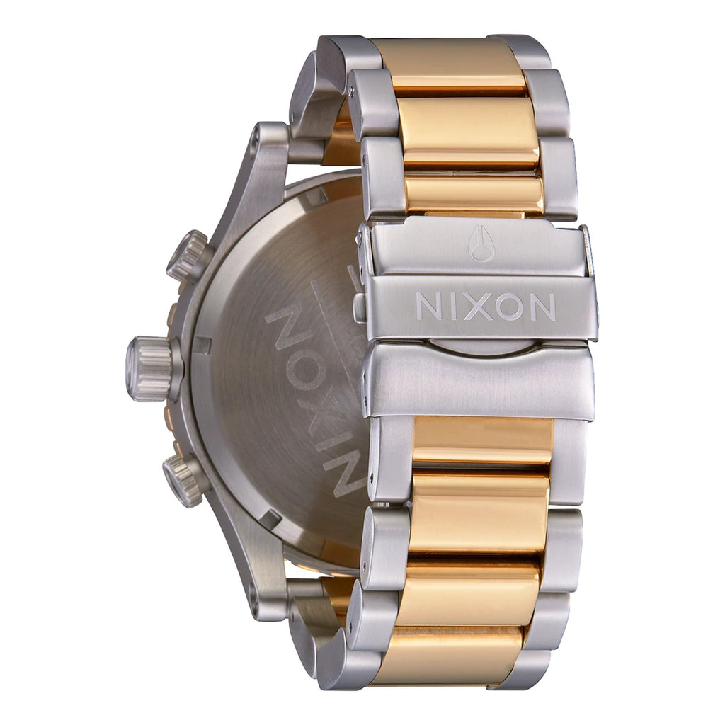 Reloj Nixon 51-30 Chrono Silver Gold