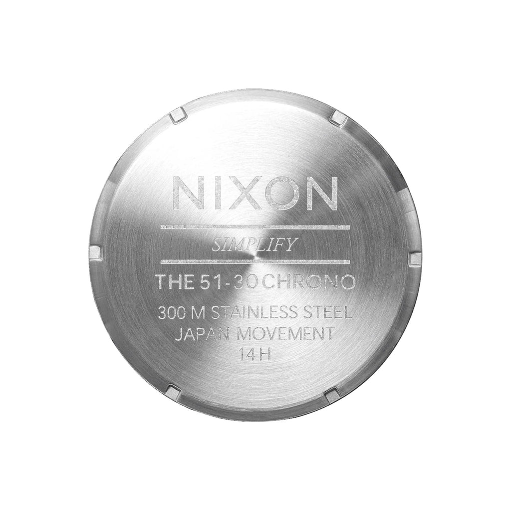 Reloj Nixon 51-30 Chrono Silver Gold