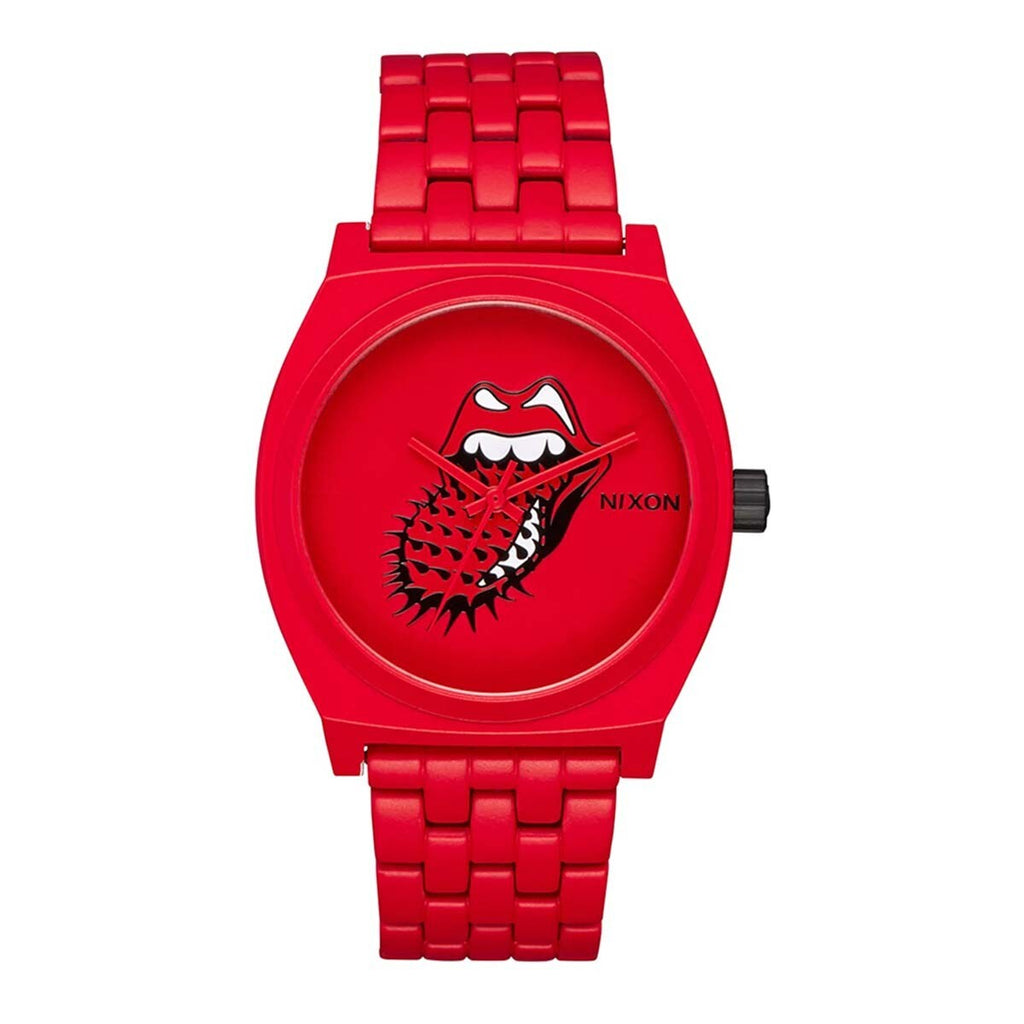 Reloj Nixon Rolling Stones Time Teller All Red