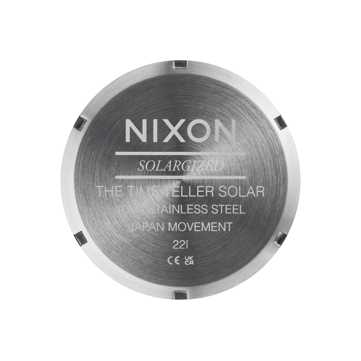 Reloj Nixon Time Teller Solar Silver Dusty Blue Sunray