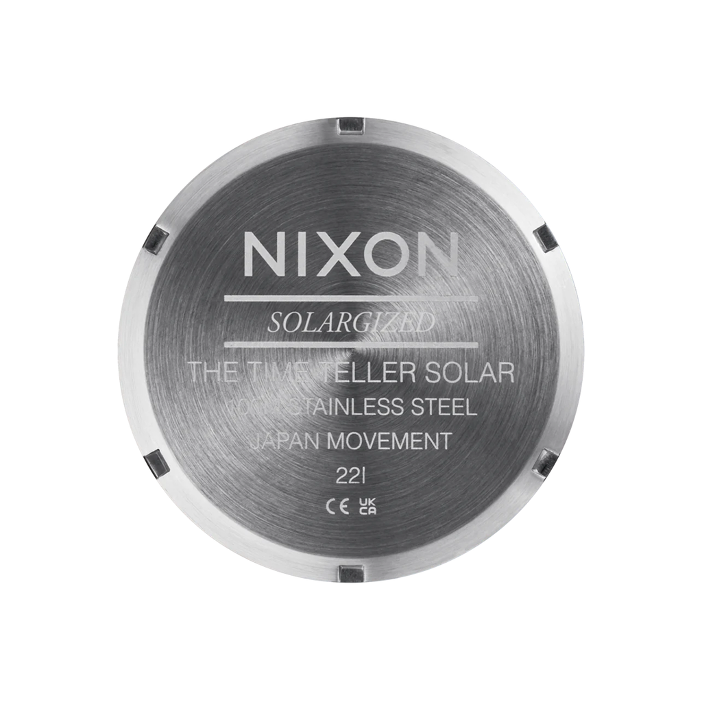 Reloj Time Teller Solar Silver Jade Sunray