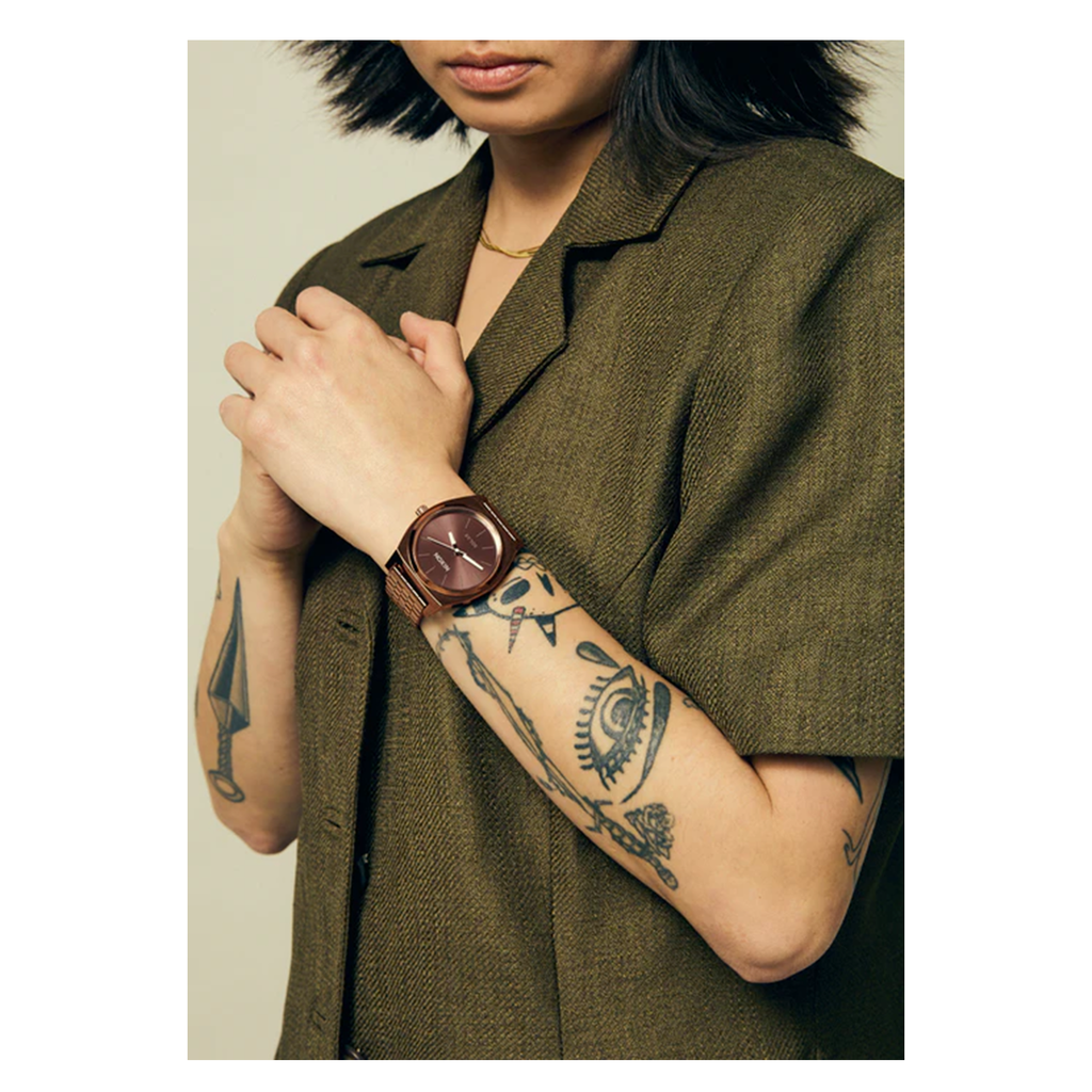 Reloj Time Teller Solar Chocolate Capuccino