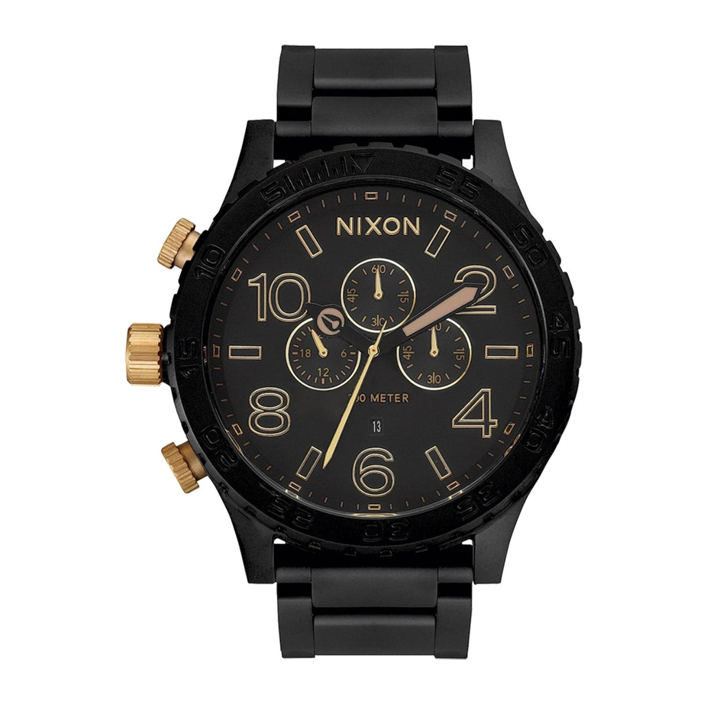 Reloj Nixon 51-30 Chrono Matte Black Gold