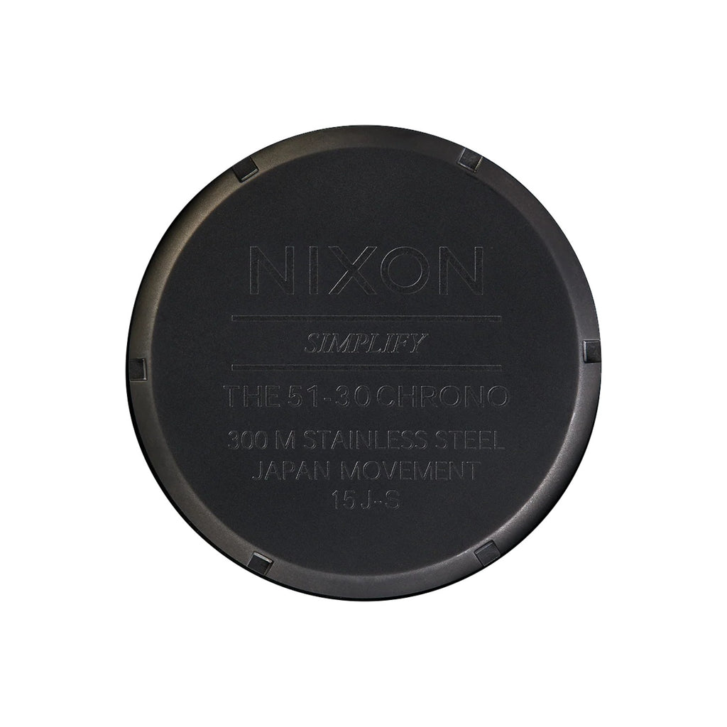Reloj Nixon 51-30 Chrono Matte Black Gold