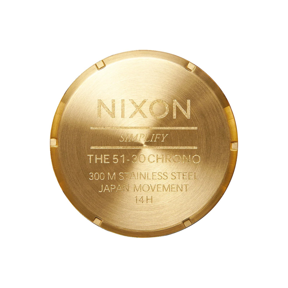 Reloj Nixon 51-30 Chrono All Gold Black