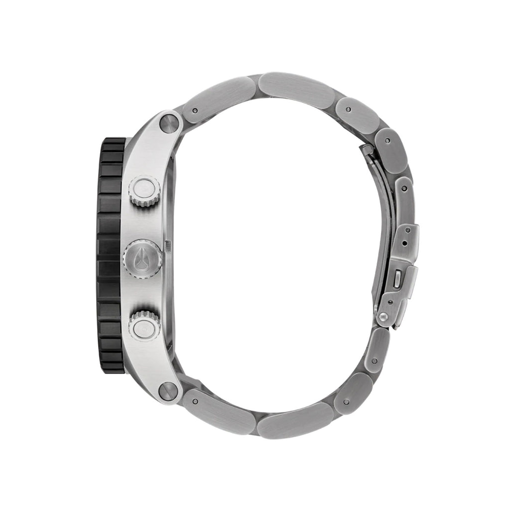 Reloj Nixon 51-30 Chrono Silver White Lume