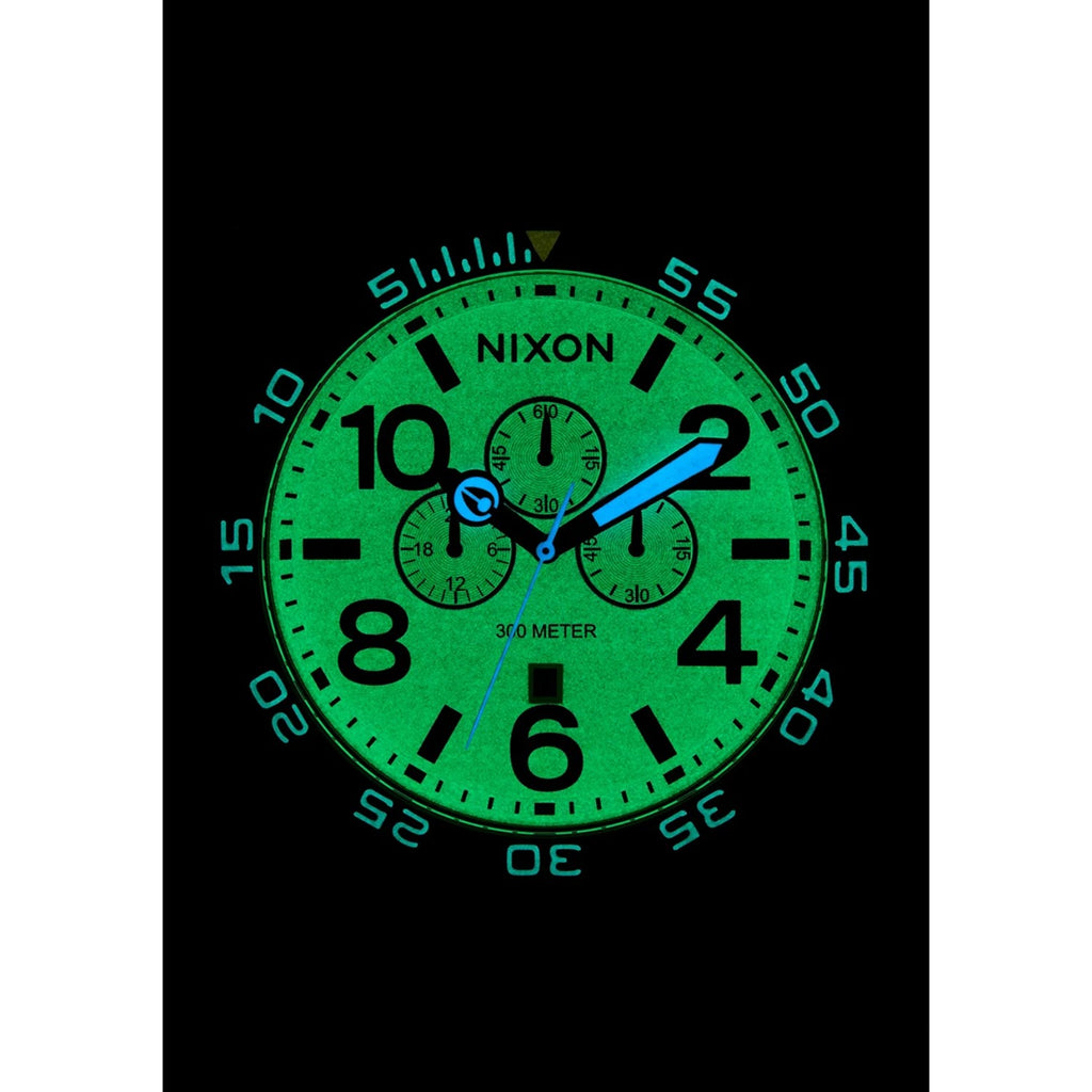 Reloj Nixon 51-30 Chrono Silver White Lume
