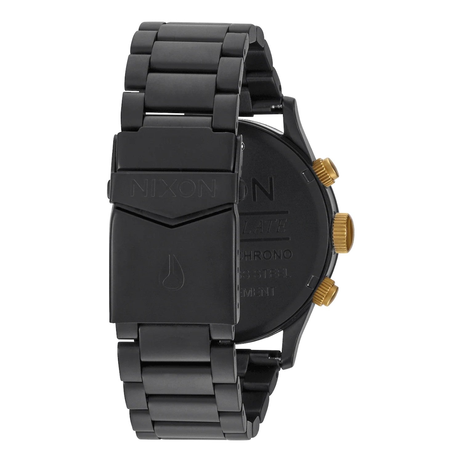 Reloj Nixon Sentry Chrono Matte Black Gold
