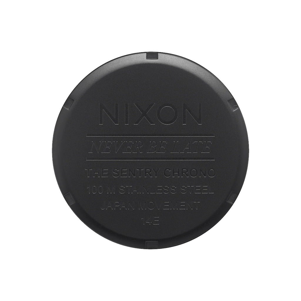 Reloj Nixon Sentry Chrono Matte Black Gold
