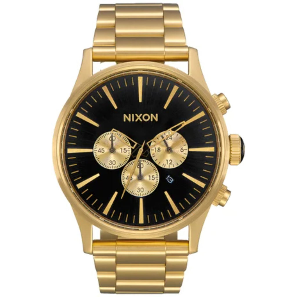 Reloj Nixon Sentry Chrono All Gold Black