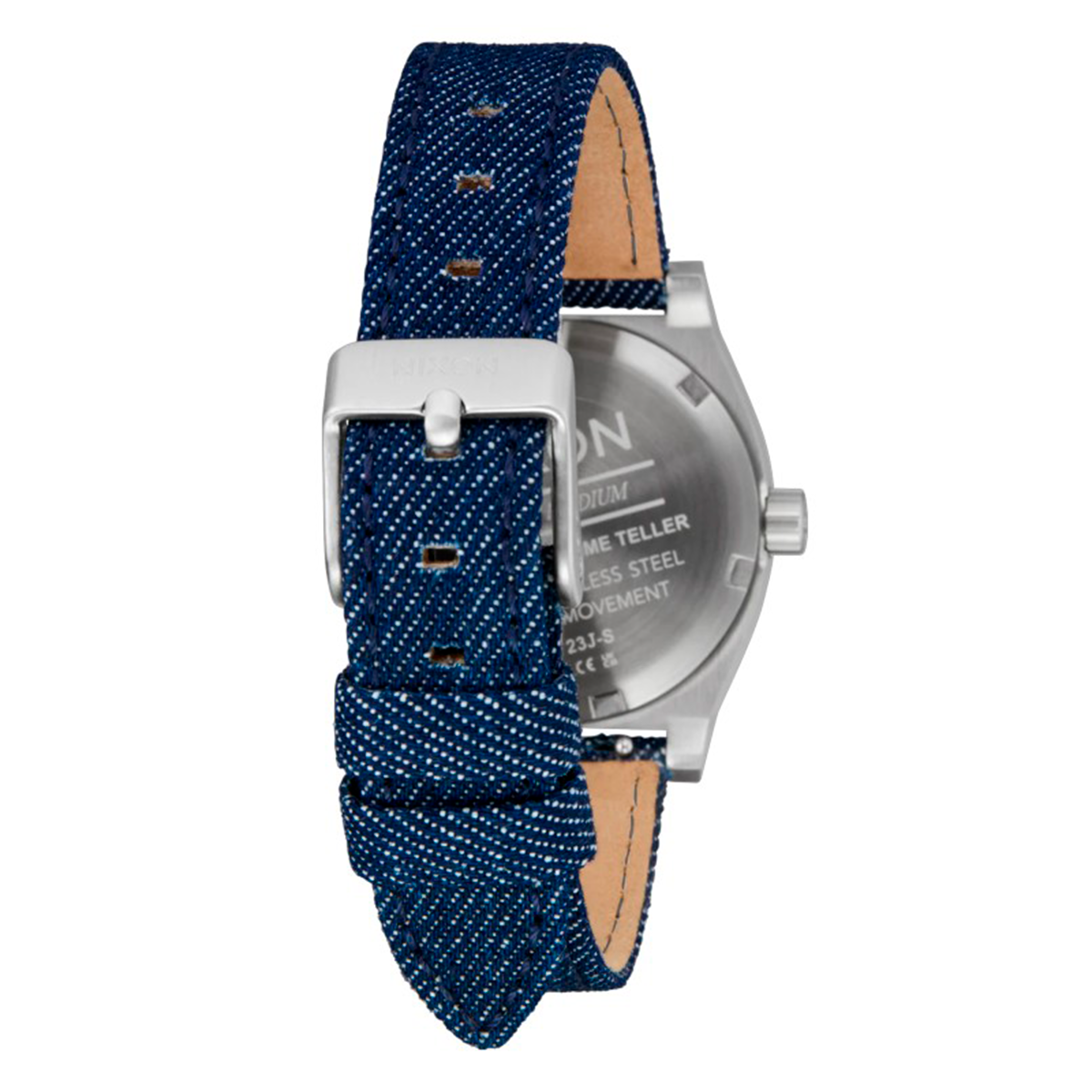 Reloj Medium Time Teller Denim Silver Indigo