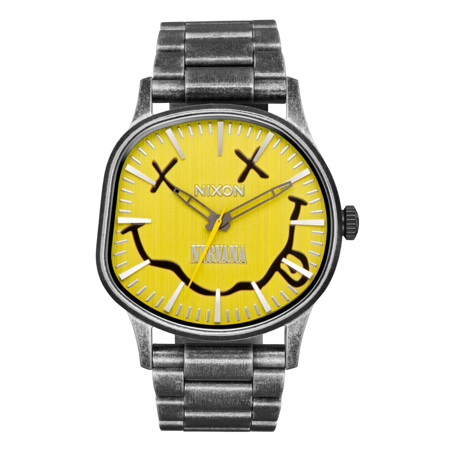 Reloj Nixon Nirvana Sentry Wobble  Yellow Nirvana Smiley