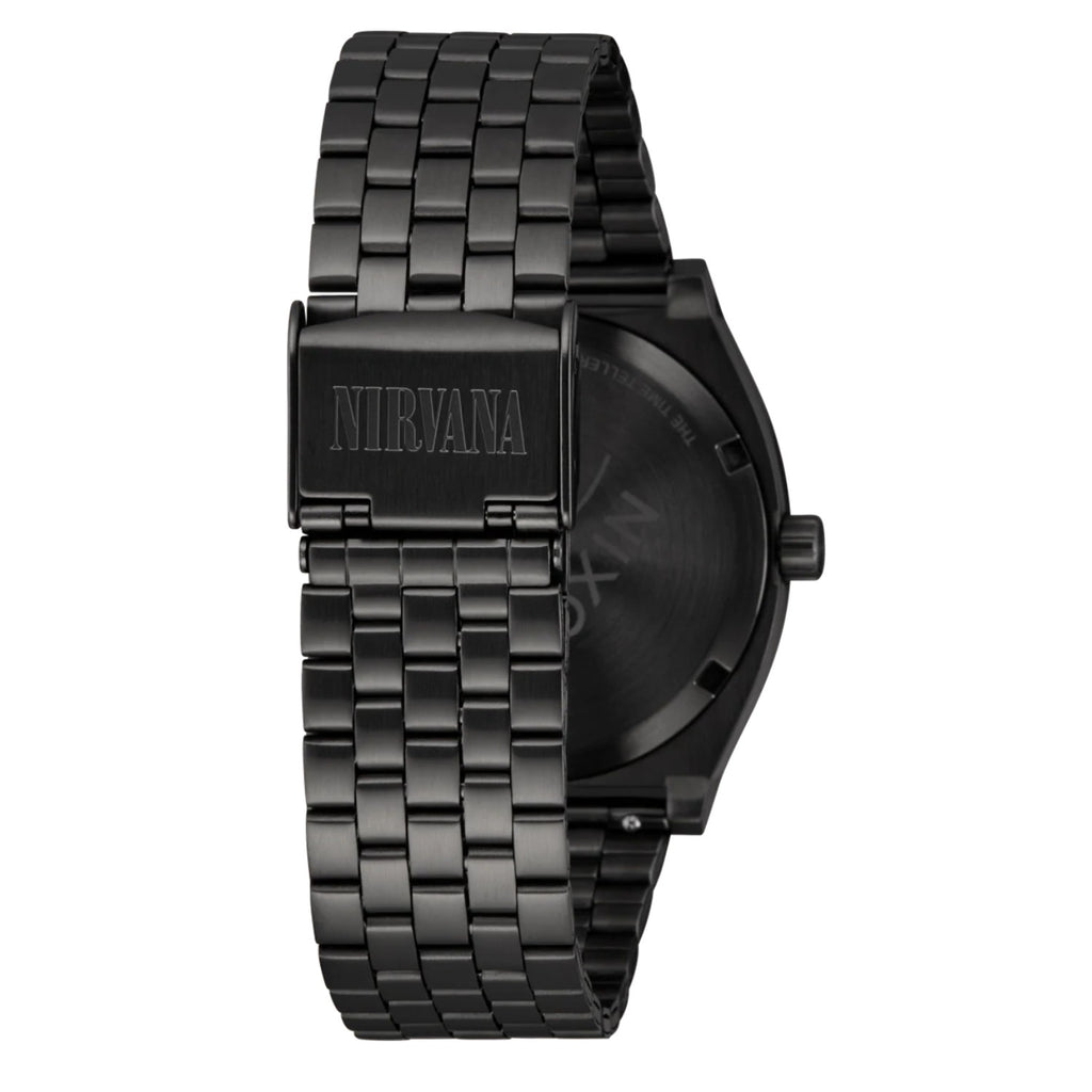 Reloj Nixon Nirvana Time Teller Black Smiley Face