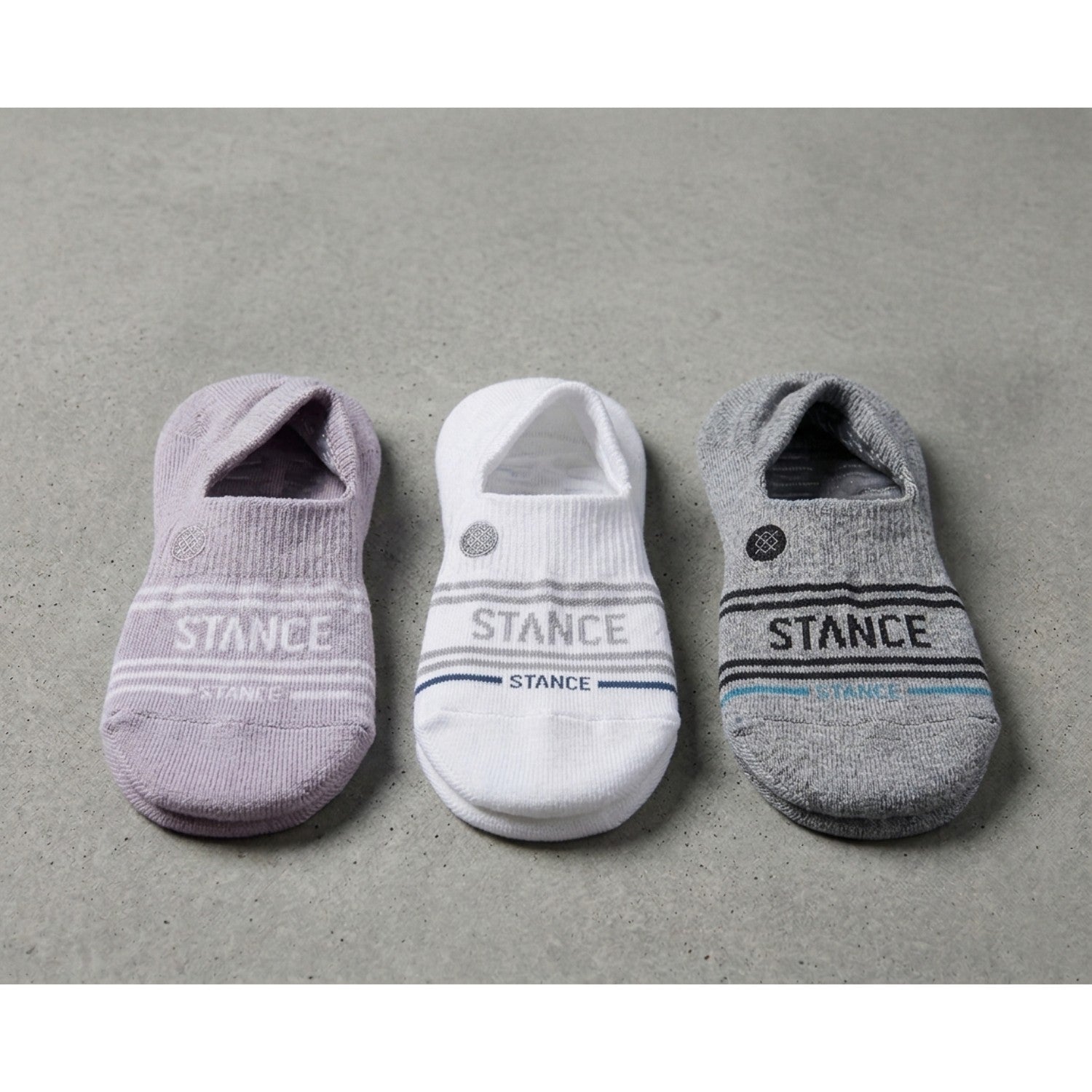 Stance Socks 3 Pack Vital No Show Purple