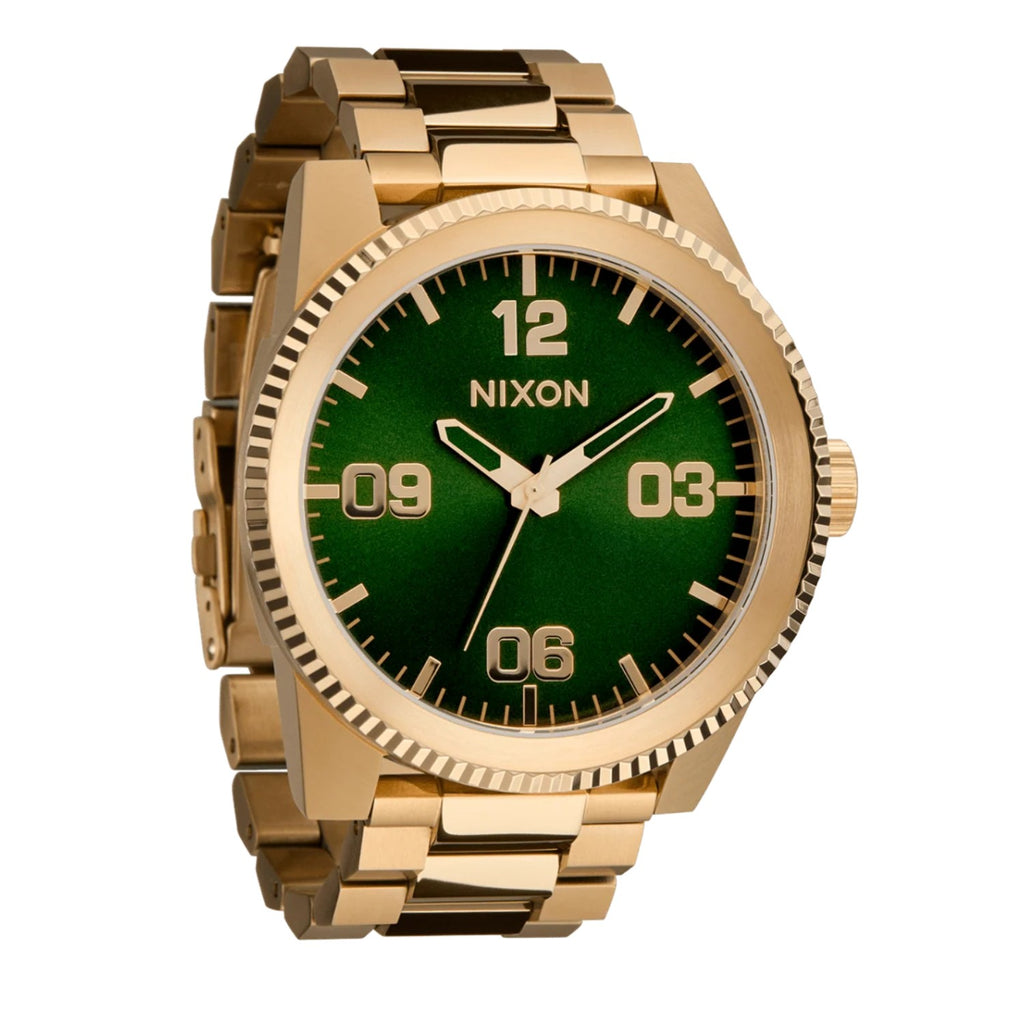 Reloj Nixon Corporal Green Gold