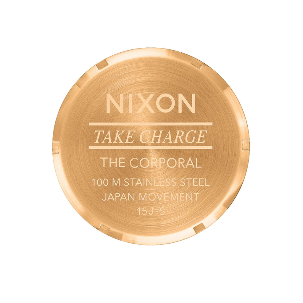 Reloj Nixon Corporal Green Gold