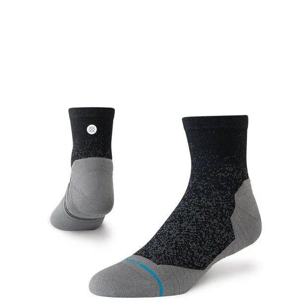Stance Socks Powder Split Light Quarter Black