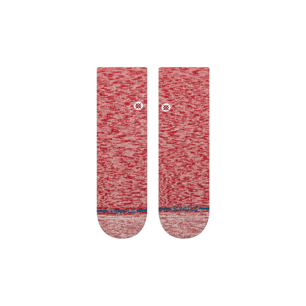 Stance Socks Slub Quarter Red