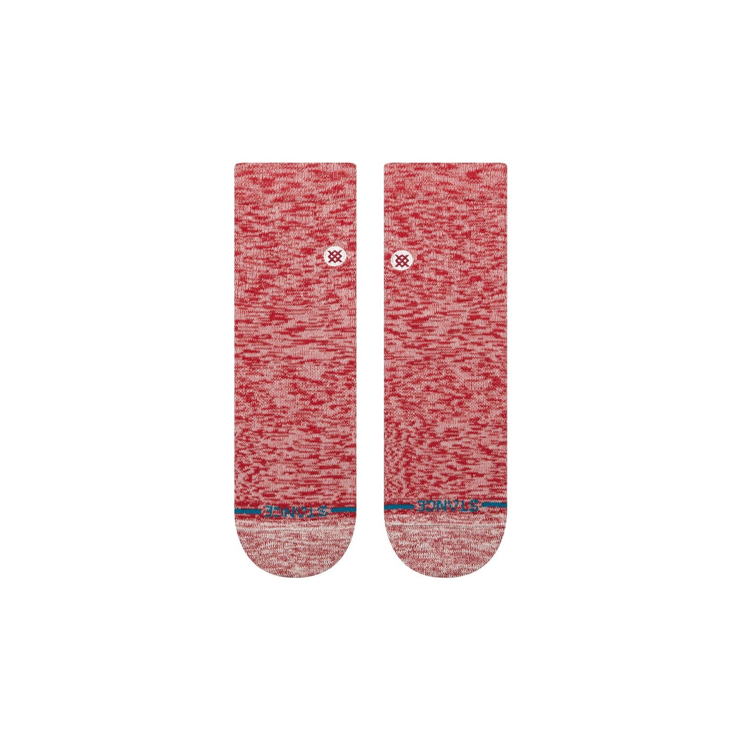Stance Socks Slub Quarter Red