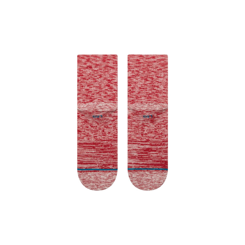Stance Socks Slub Quarter Red