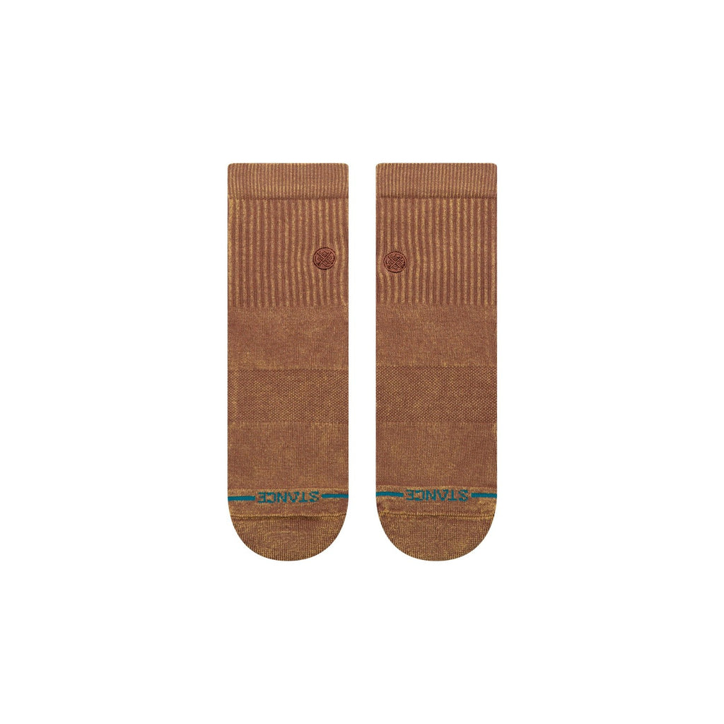 Stance Socks Icon Washed Quarter Brown
