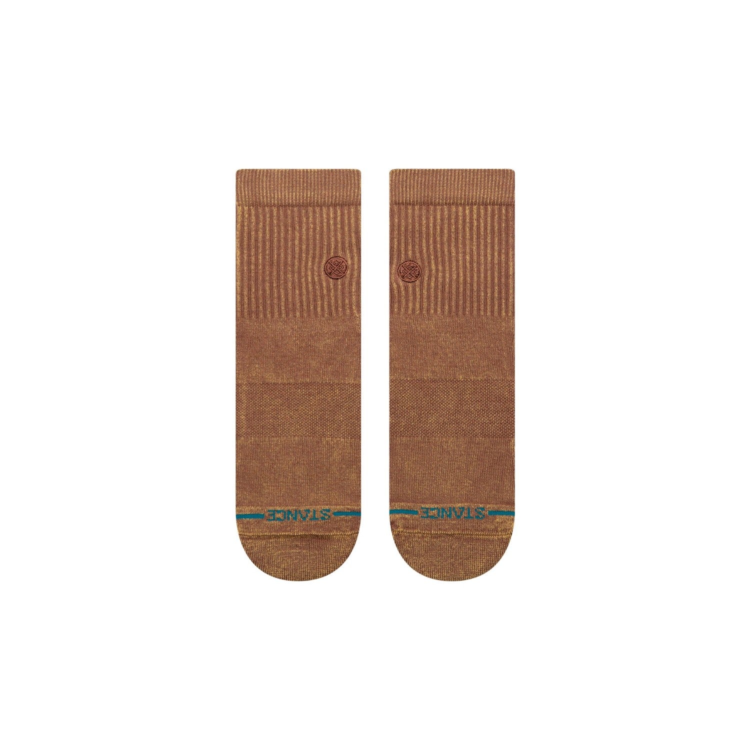Stance Socks Icon Washed Quarter Brown