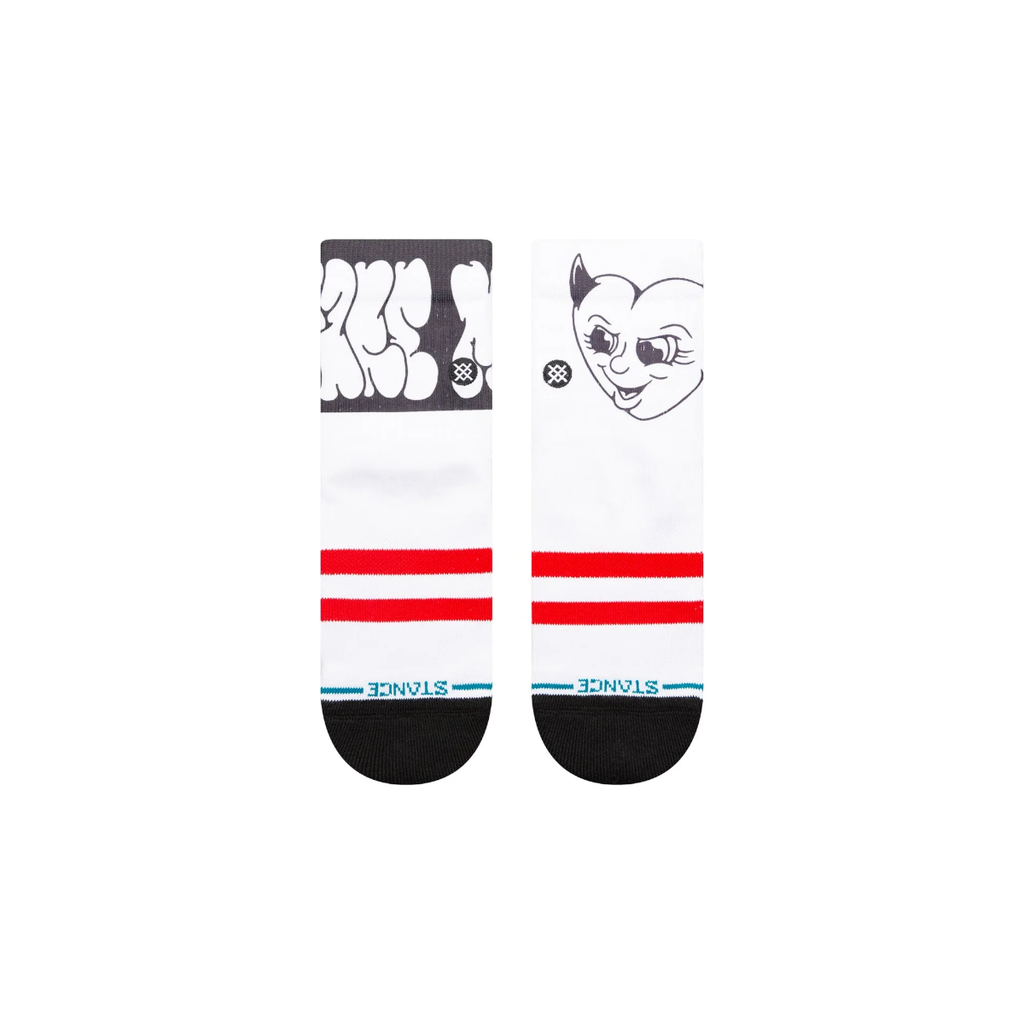 Stance Sock Men Spare Me Quarter White