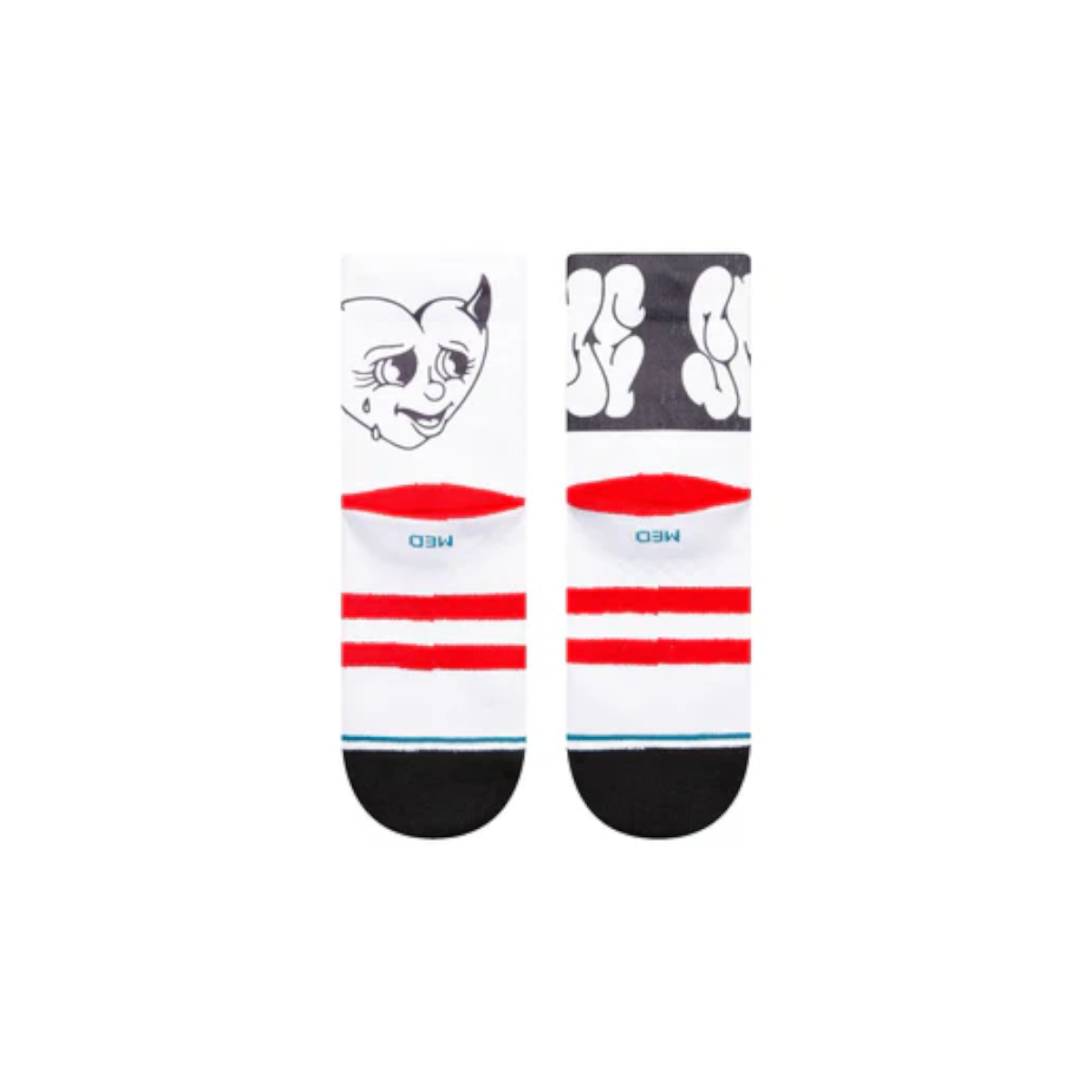 Stance Sock Men Spare Me Quarter White