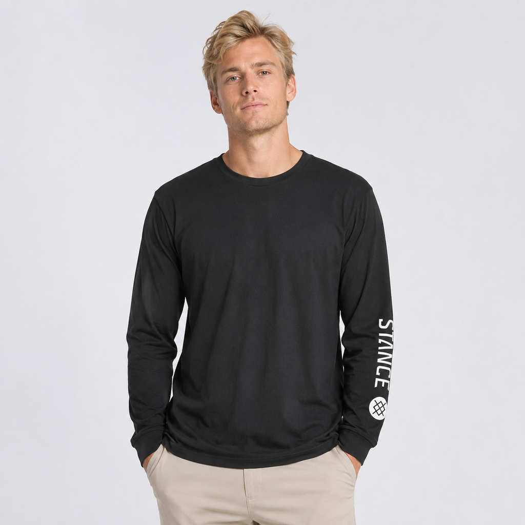Polera Icon Long Sleeve Black Stance