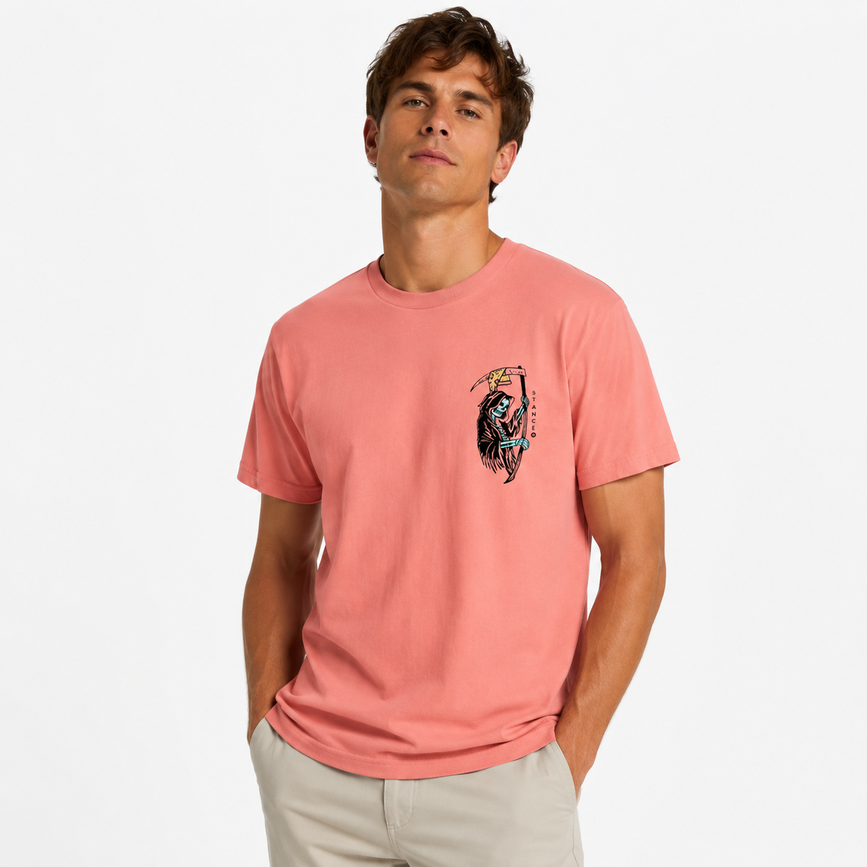 Polera Grim Pizza Dusty Rose