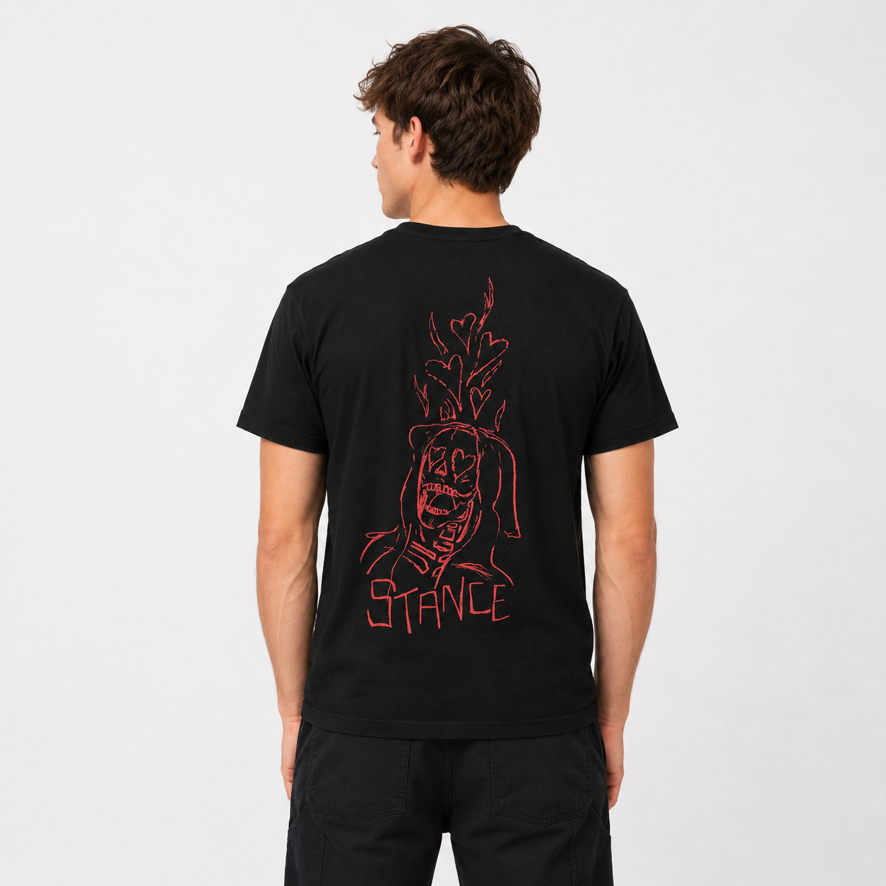 Polera Men Burn For You Black