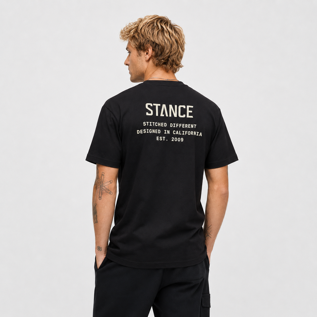 Polera Stance Established Black