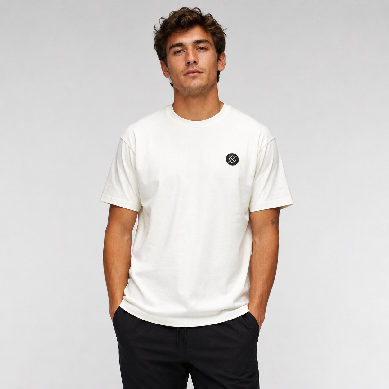 Polera Stance Established Vintage White