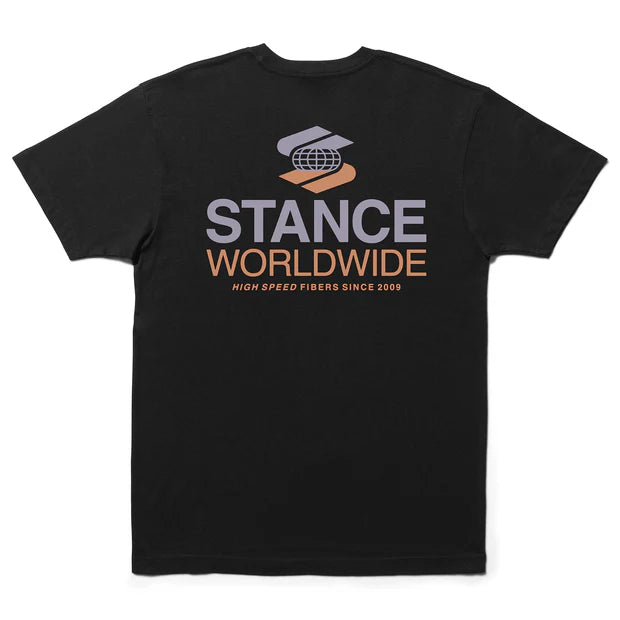 Polera Stance Worldwide Black