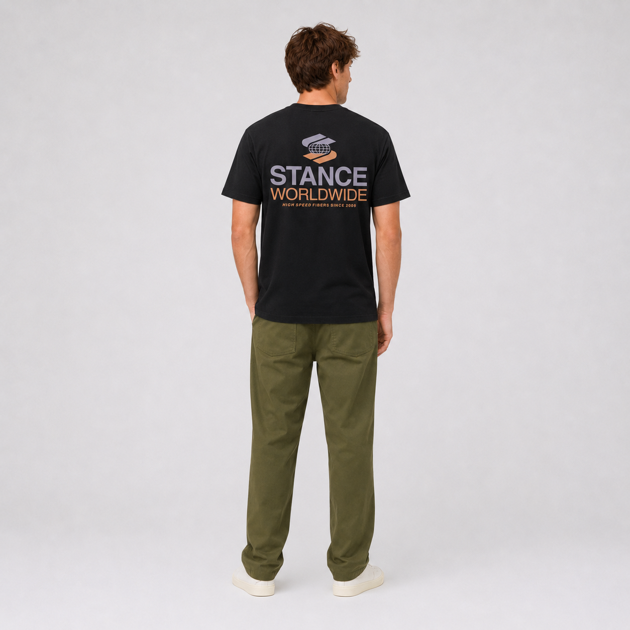 Polera Stance Worldwide Black