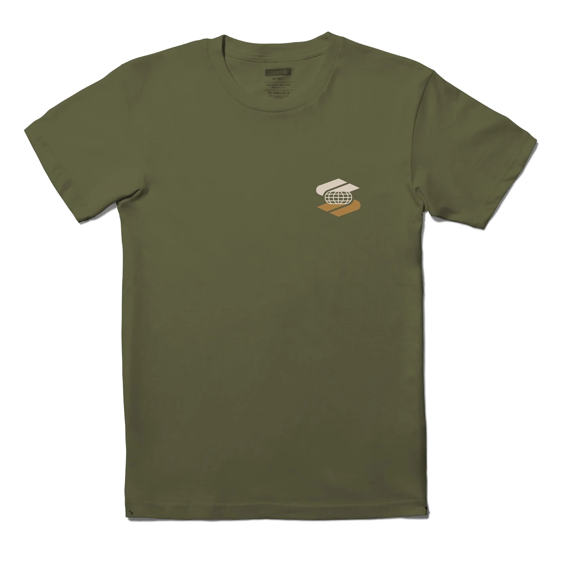 Polera Stance Worldwide Olive