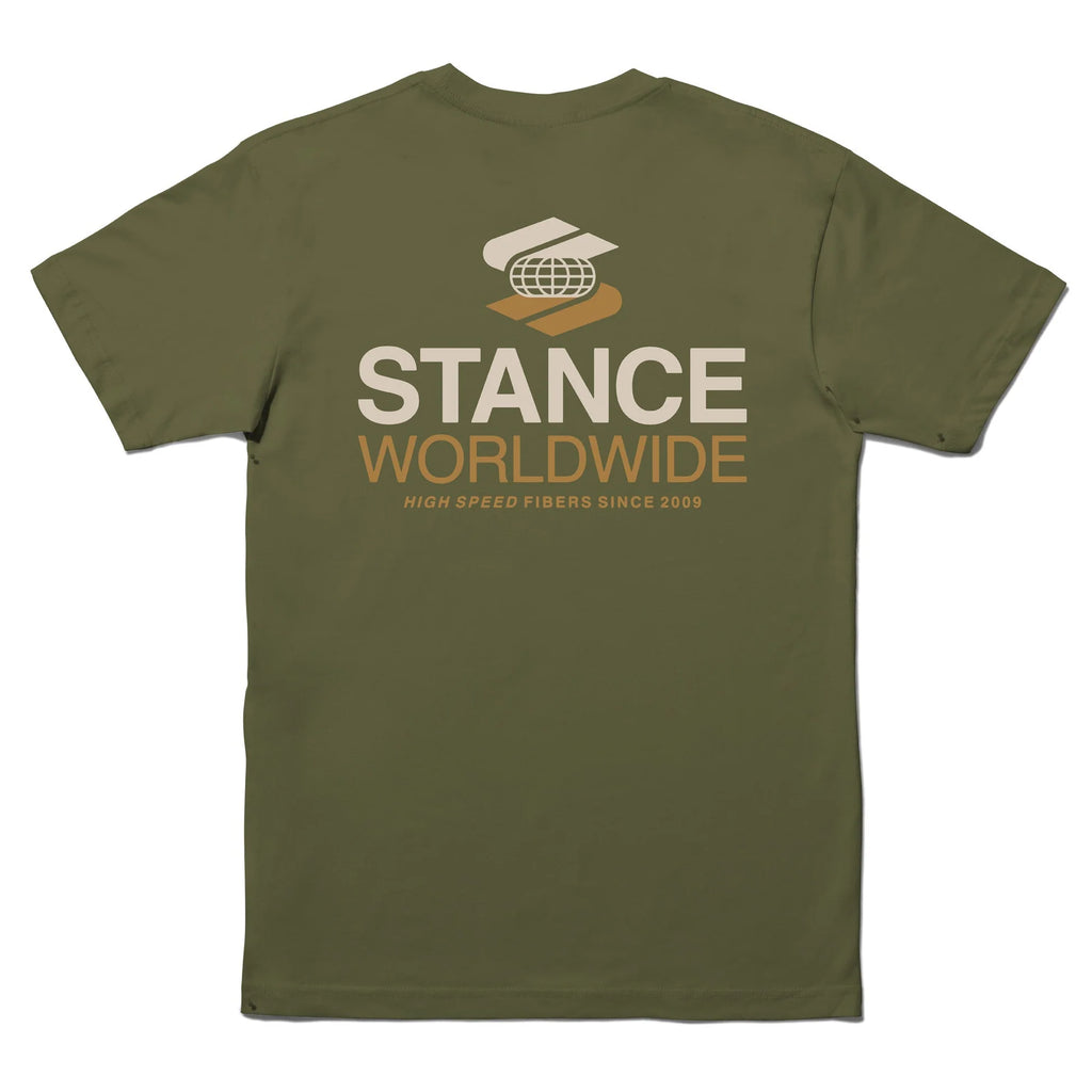 Polera Stance Worldwide Olive
