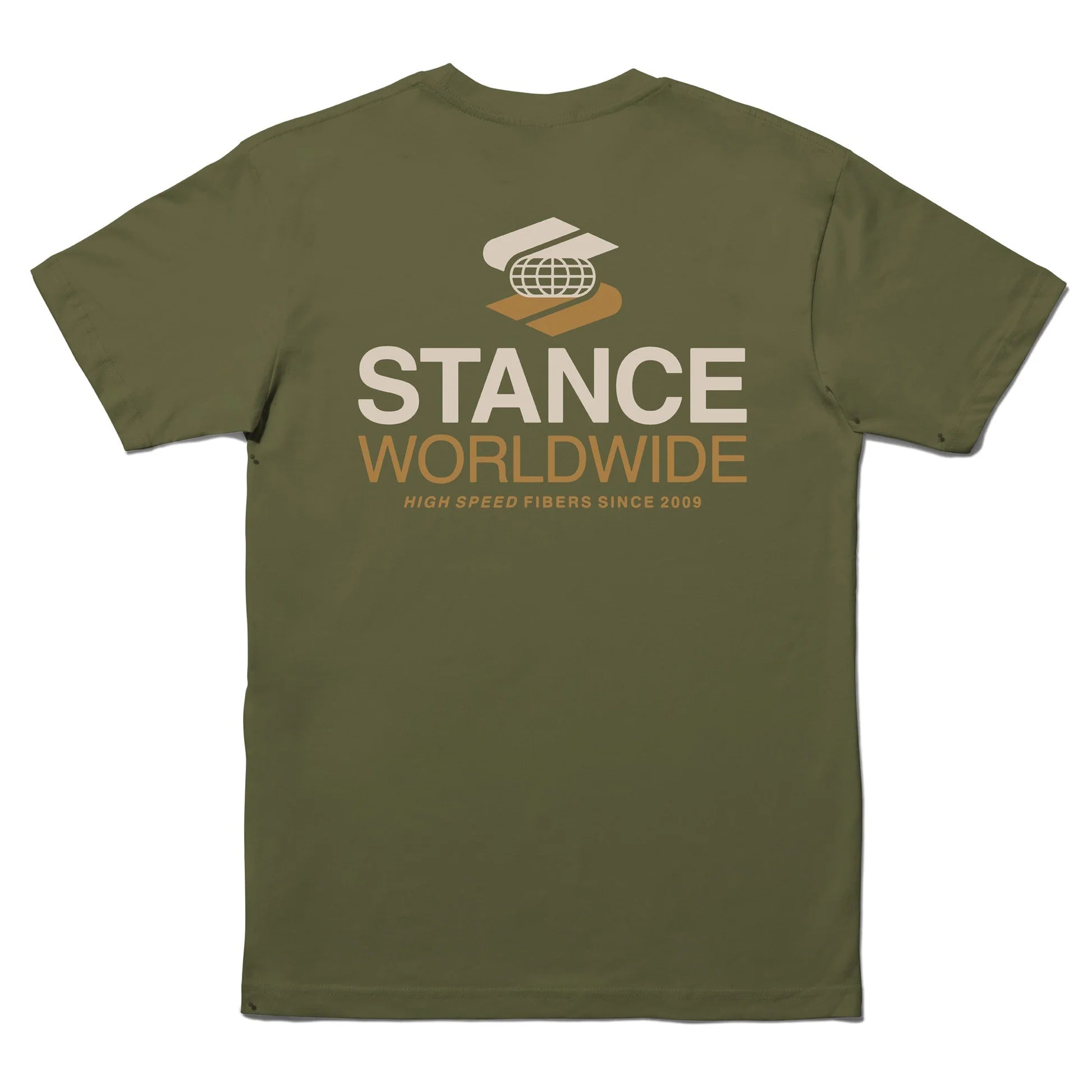 Polera Stance Worldwide Olive