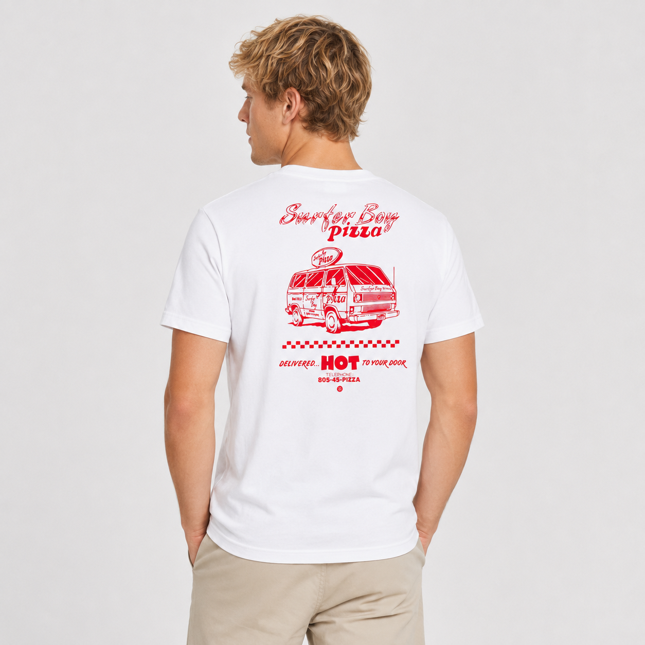 Polera Stance Surfer Boy White