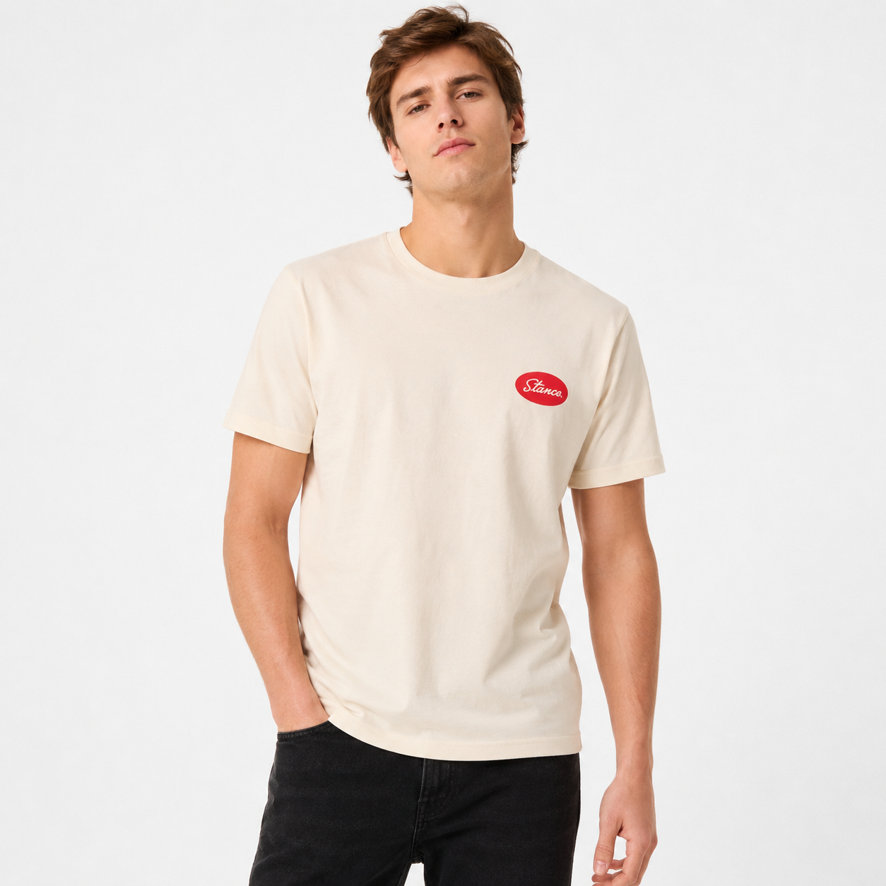 Polera Stance Workshop Vintage White