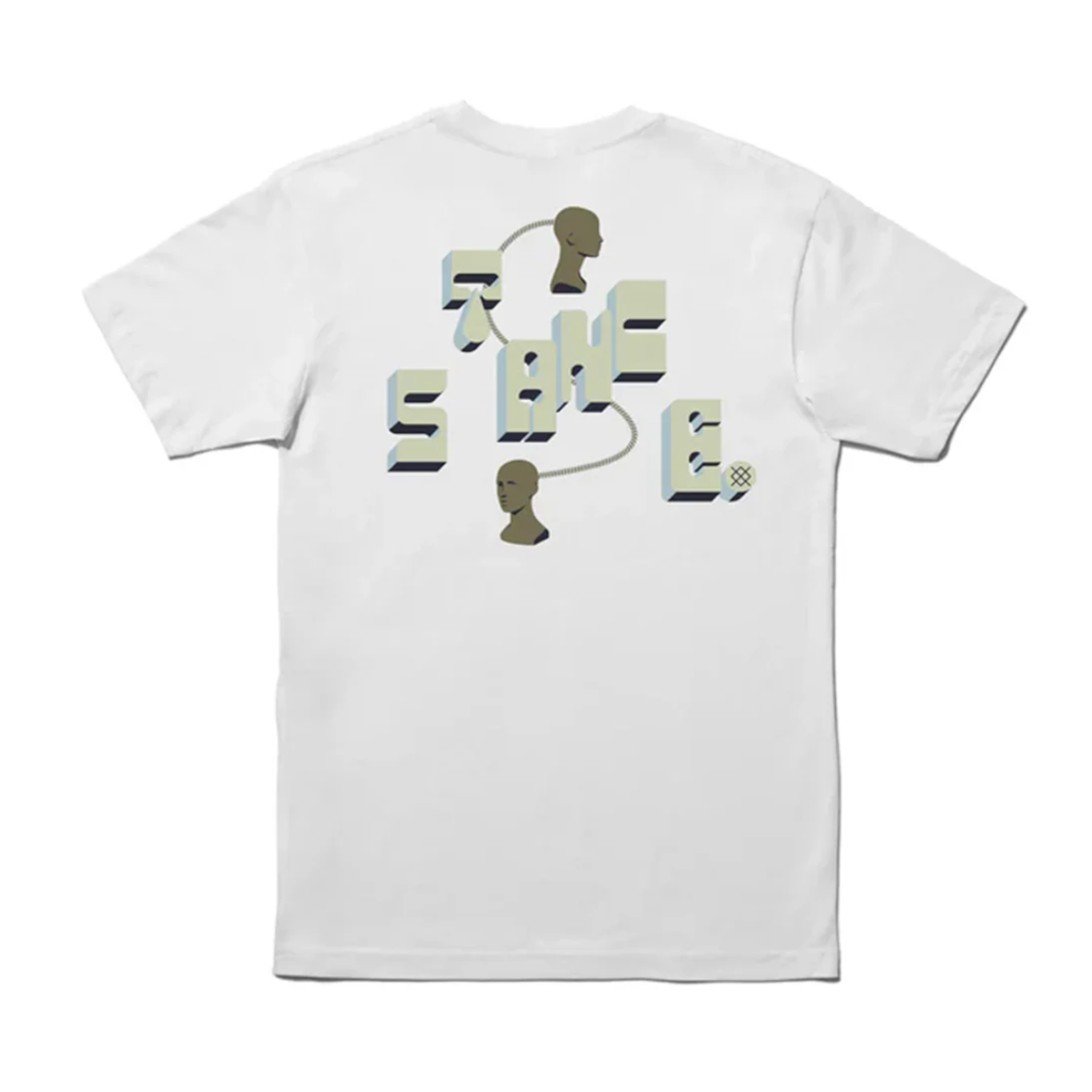 Polera Stance Brain Wayz White
