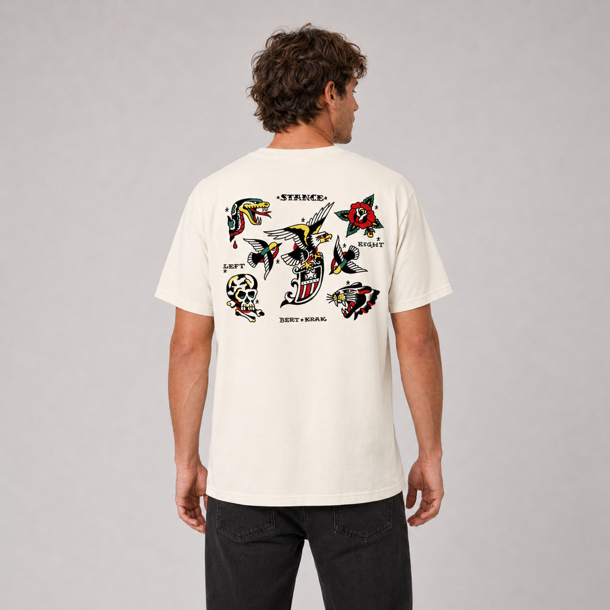 Polera Stance Bert Krak Canvas