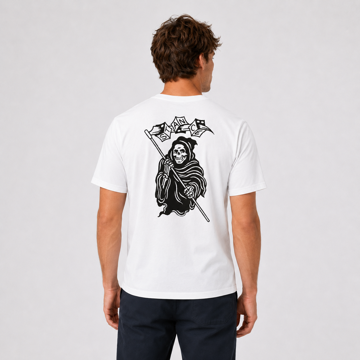 Polera Stance High Roller White