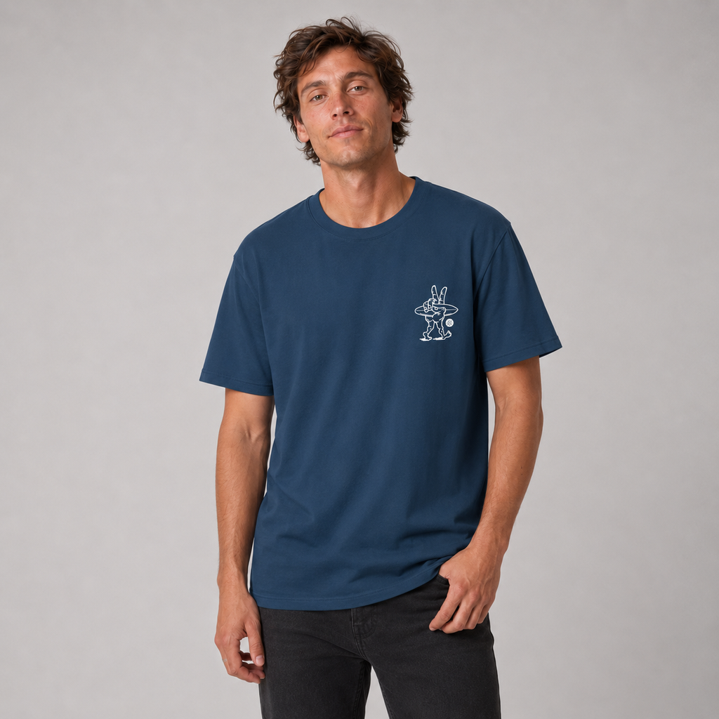 Polera Stance Permanent Vacation Seablue